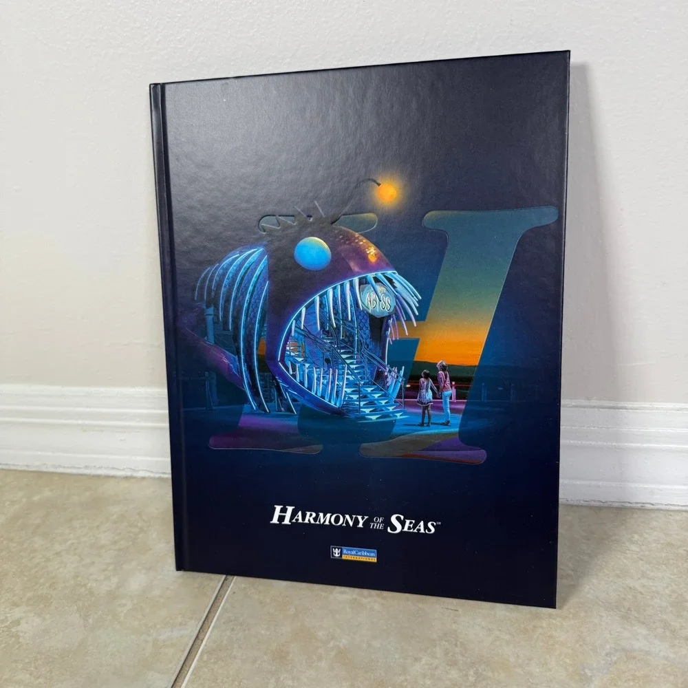 Royal Caribbean Harmony of the Seas Inaugural Book Black The Abyss Anglerfish